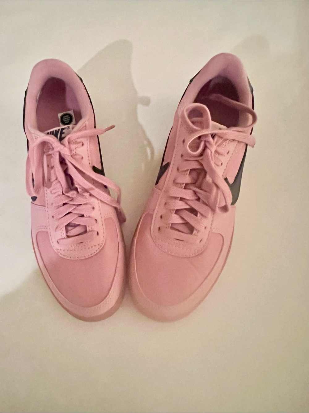 Nike Women's Field General Sneakers "Elemental Pink"  Gum Rubber Sole, Size 7